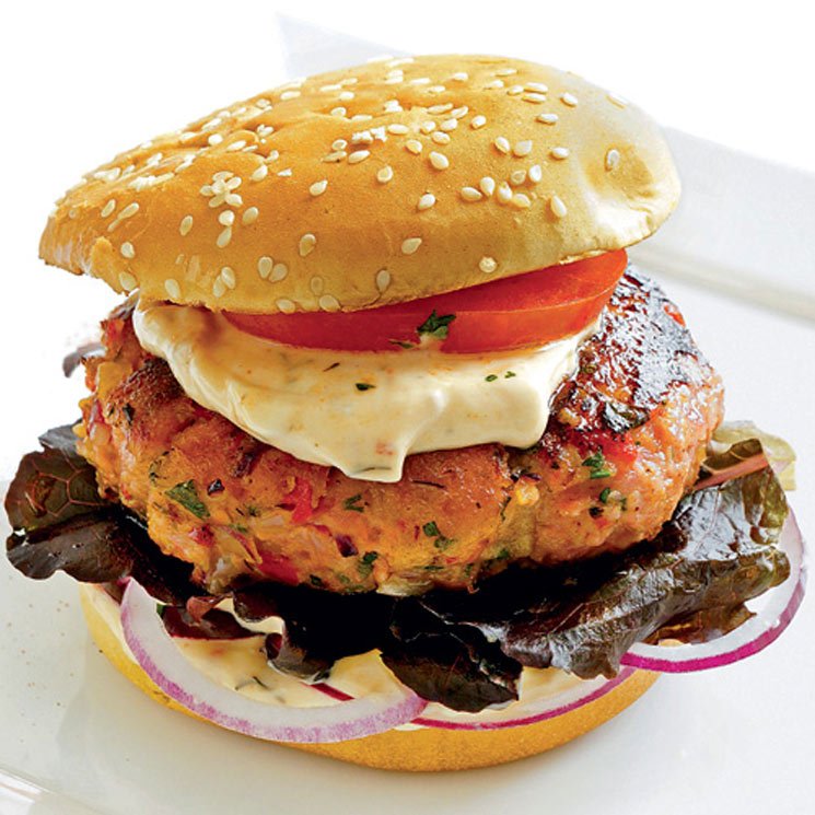 Hamburguesa De Carne Y Pollo